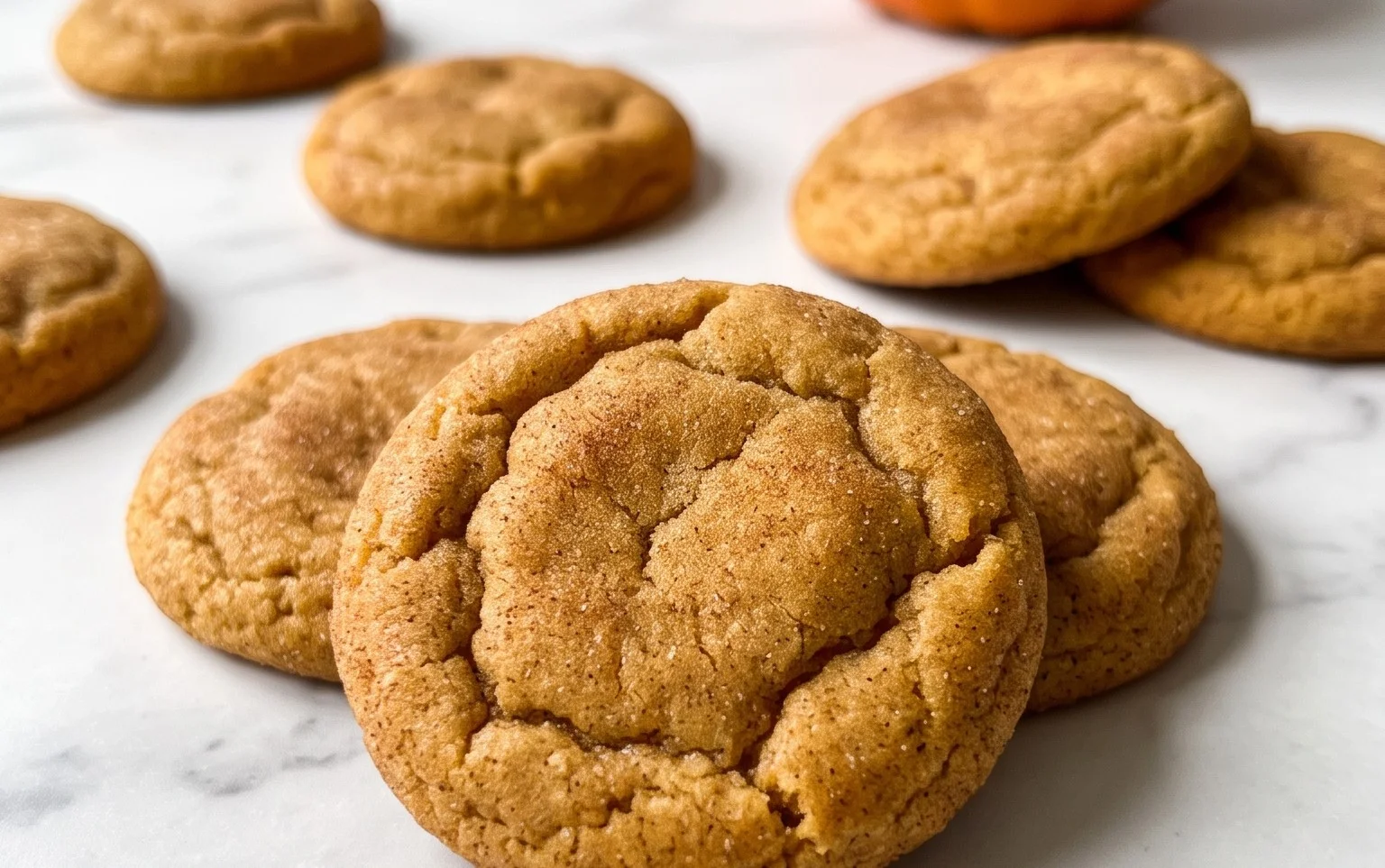 Chewy Pumpkin Snickerdoodle Cookies Recipe