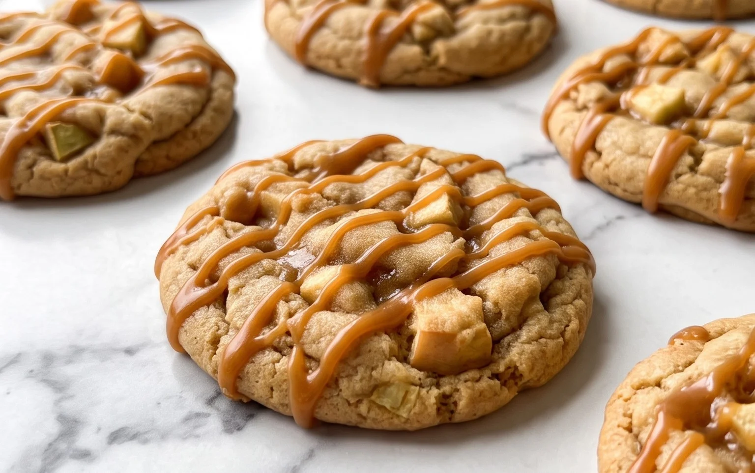 Caramel Apple Crumbl Cookies- Copycat Bliss